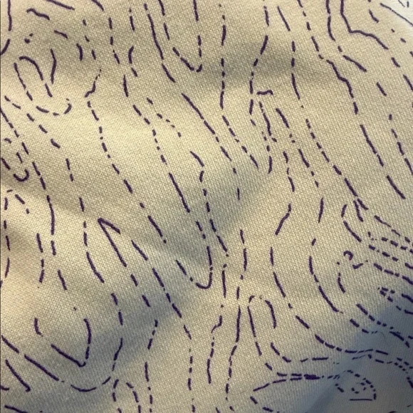 Nike White Tee and Shorts Set with Purple Logo - Picture 4 of 4